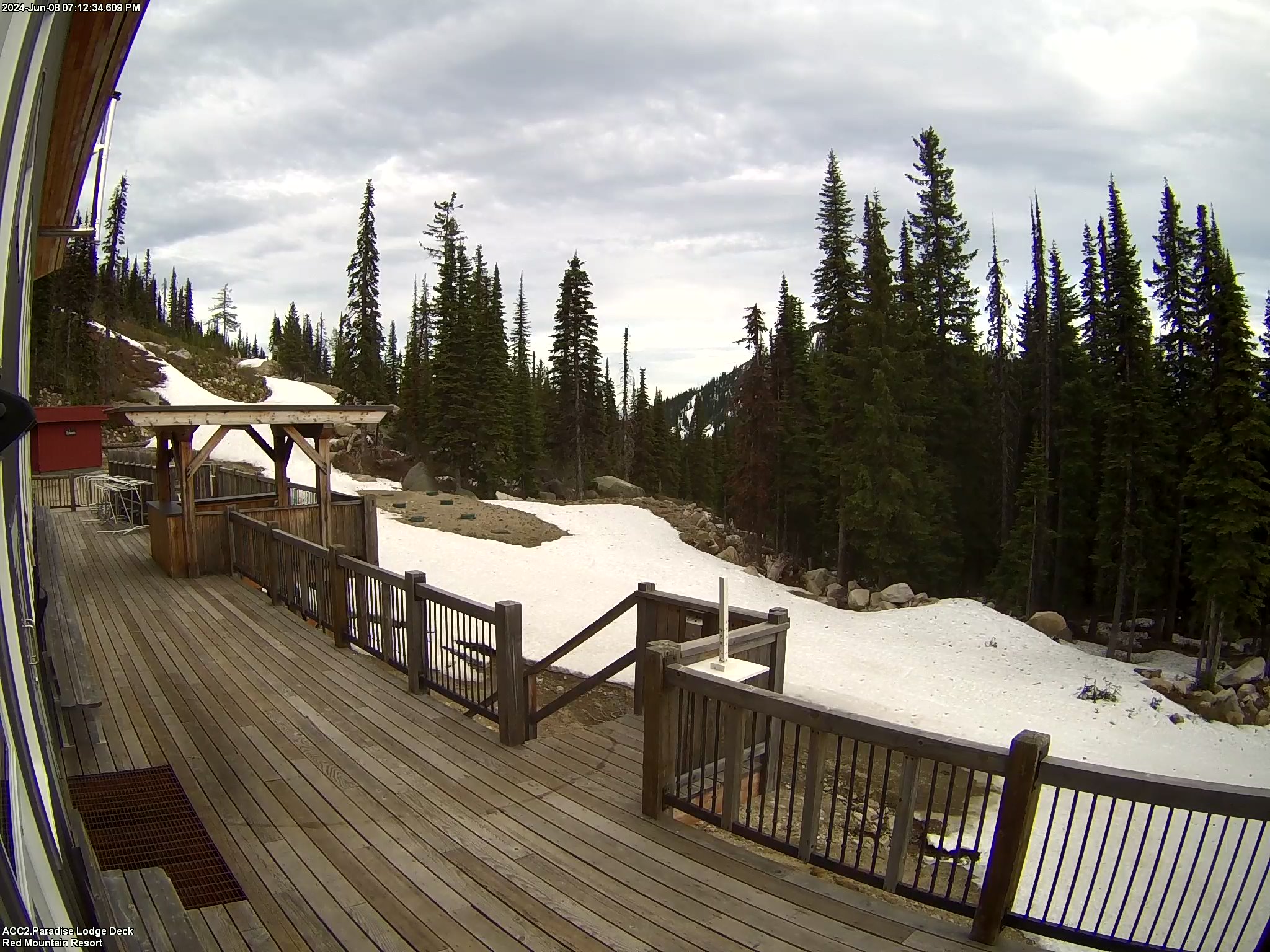 Paradise Lodge Deck Cam | Red Mountain cams